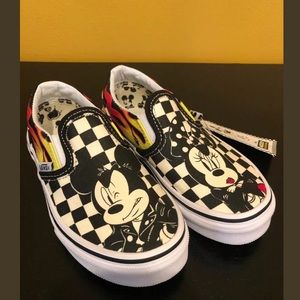 Vans Disney Mickey Minnie Checkerboard 11.5 punk